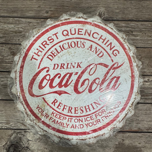 Bottle Cap Tin Sign