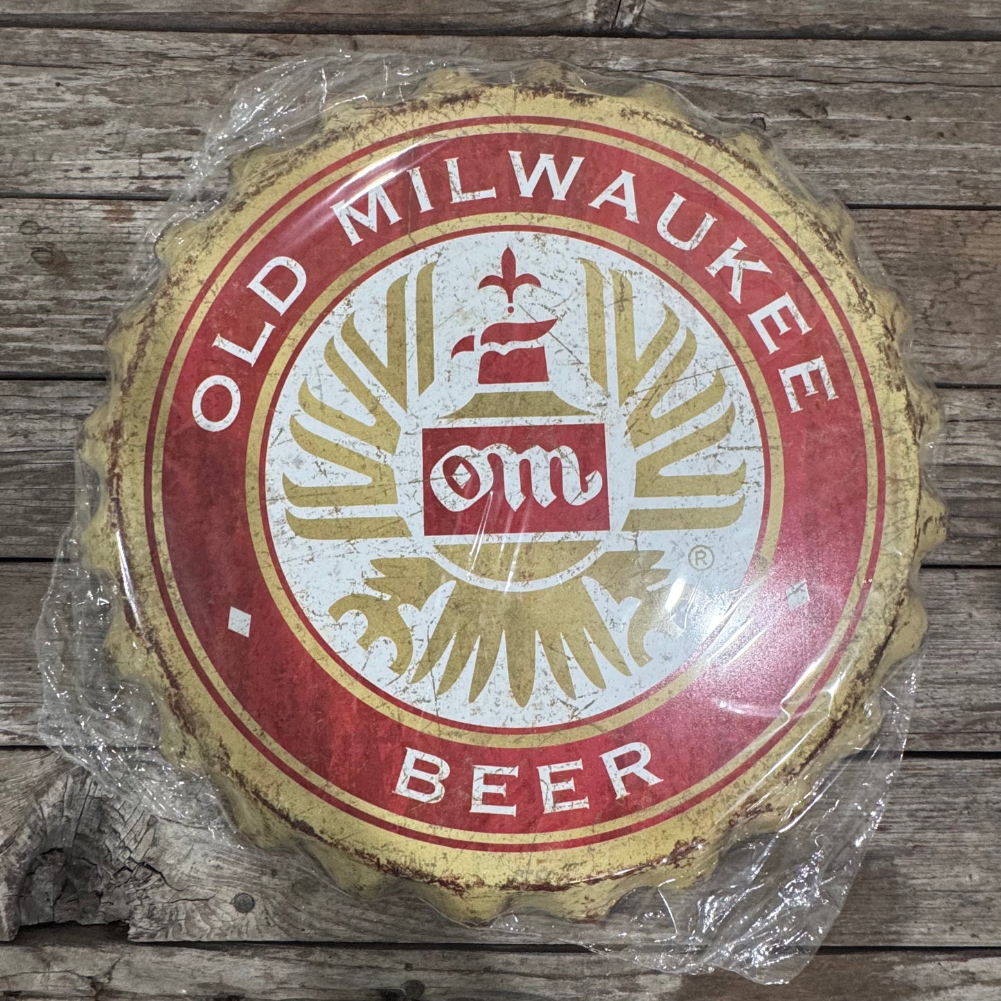 Bottle Cap Tin Sign