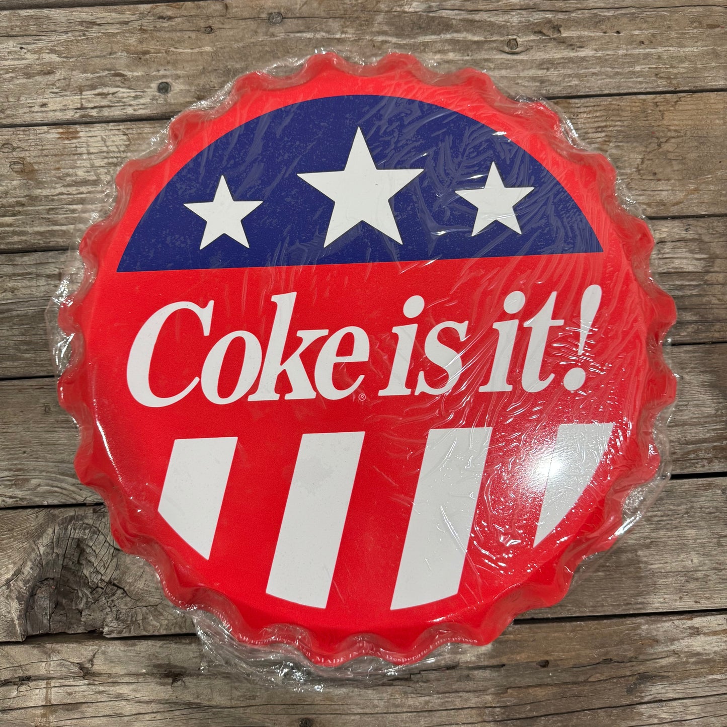 Bottle Cap Tin Sign