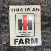 International & Farmall Signs