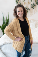 Keep it Cozy Cardigan in Honey