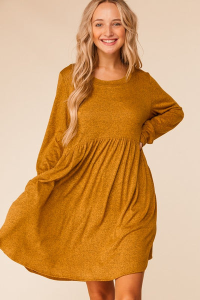 3X-Butterscotch Dress