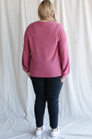 Curvy Waffle Knit