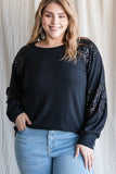 1X - Curvy Sequin Top