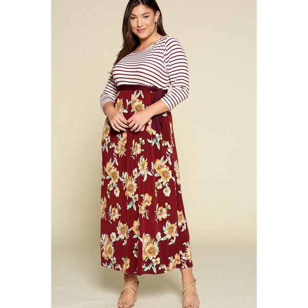 Curvy Floral Maxi