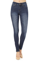 Dark Basic Mid Rise Skinny