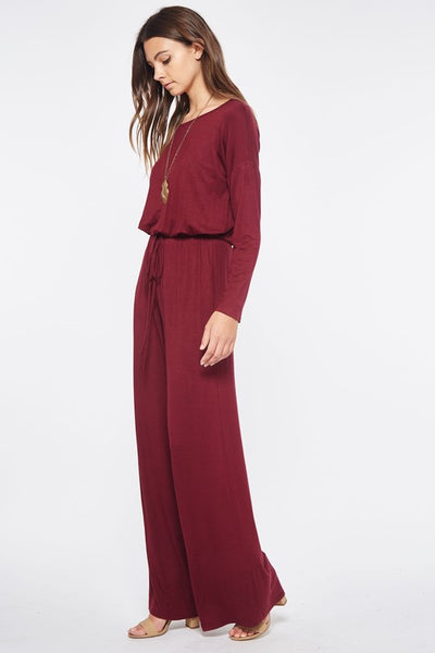 Burgundy Jumpsuit