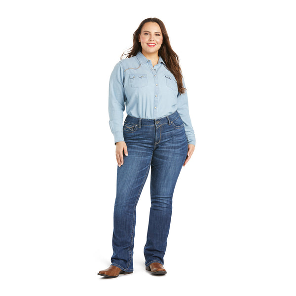 Curvy Irvine Boot Cut Jean