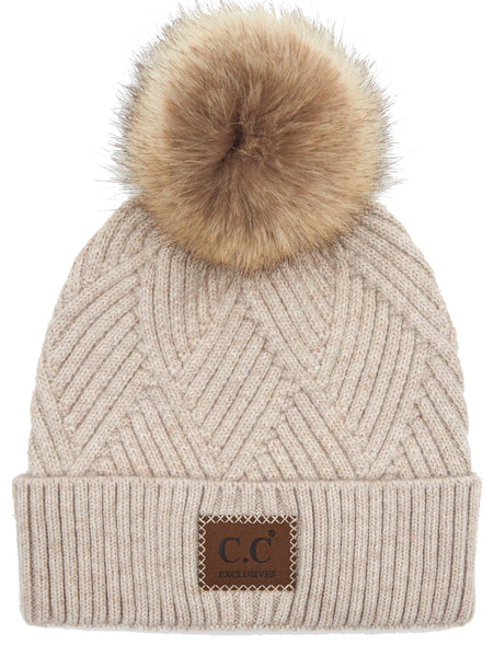 C.C. Geometric Beanie