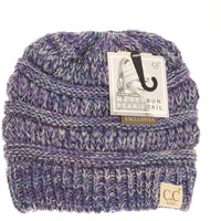 C.C. Kids Messy Bun Beanie