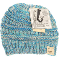 C.C. Kids Messy Bun Beanie