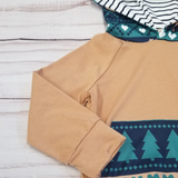 Reindeer & Tree Hooded Outfit