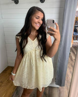 Cream Baby Doll Dress