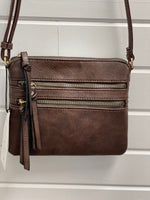 Two Zipper Crossbody