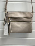 Two Zipper Crossbody